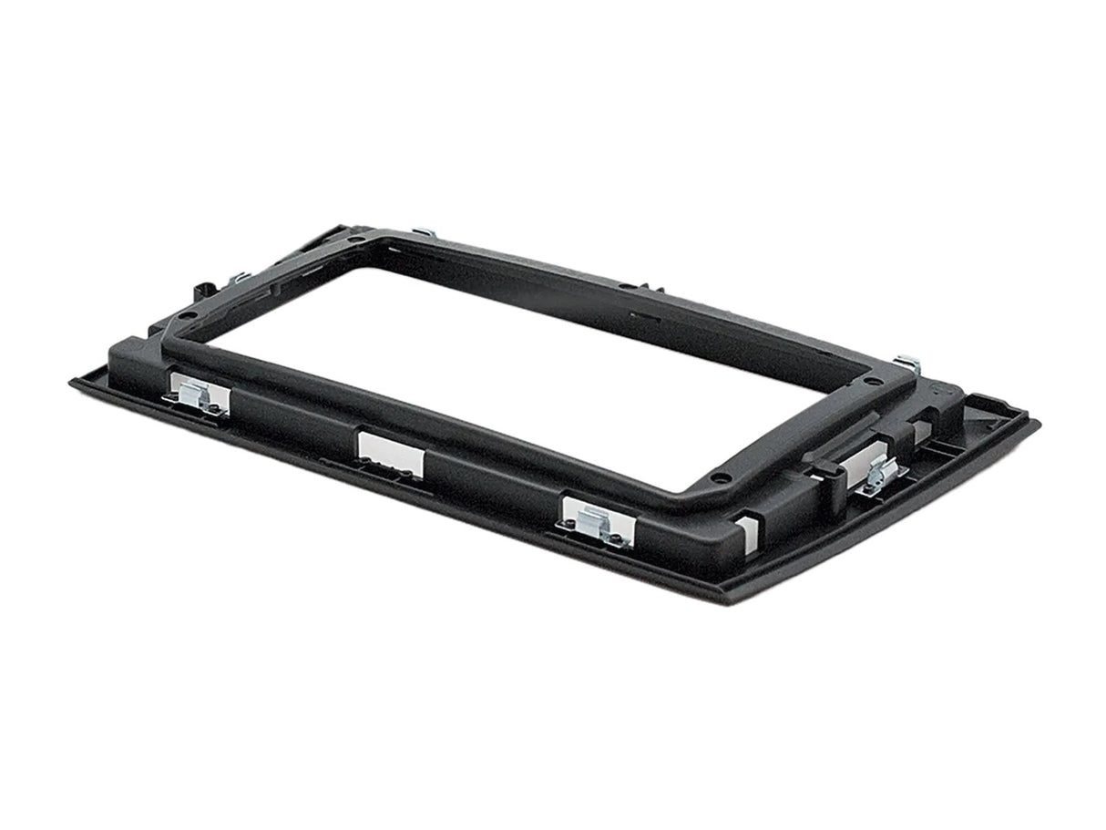 ACV 381320-94-1 9″ facia plate VW Golf (1K/1KM/1KP) 2008-2014 - Juodas rėmelis su metalinėmis jungtimis