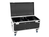 EUROLITE Set 2x LED THA-250F + Case - Atidarytas lagaminas su ratukais ir putplasčiu
