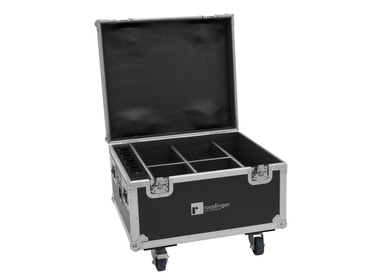 EUROLITE Set 4x AKKU IP PAR 7 QCL CRMX MK2 + Case with charging function