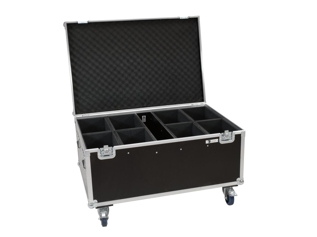 EUROLITE Set 8x LED IP PAR 12x8W QCL Spot + Case with wheels