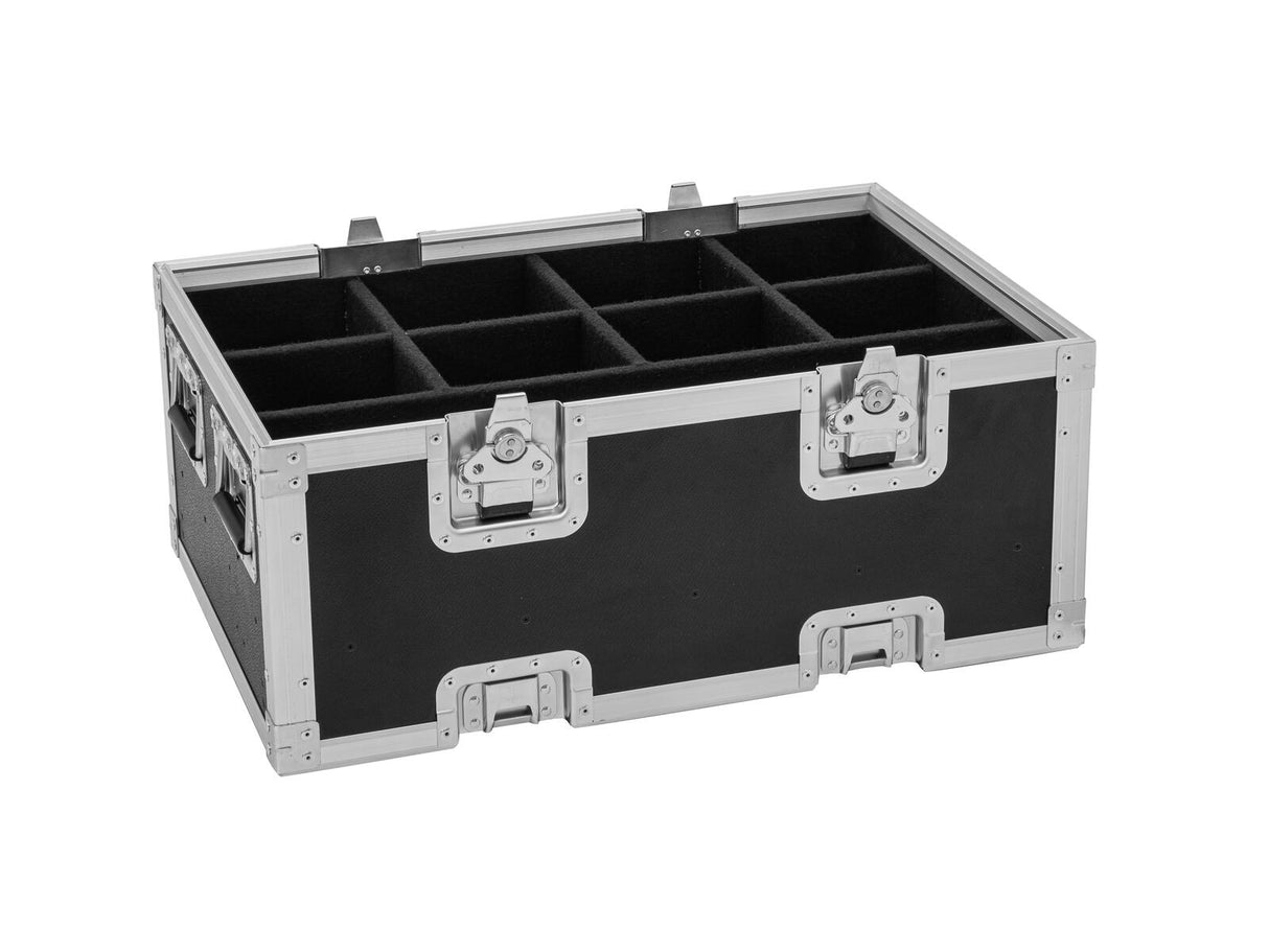 EUROLITE Komplektas 16x LED Silent Par 6 QCL grindinis baltas + Krepšys