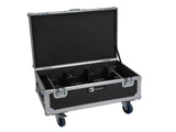 EUROLITE Set 6x AKKU UP-4 QCL Spot QuickDMX MK2 + Flightcase with wheels and charging function