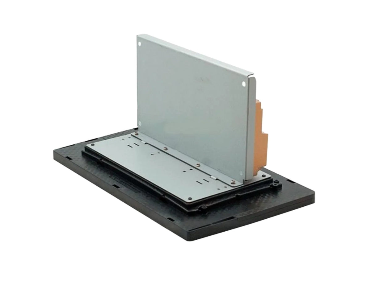 ACV 271000-47 9″/10″ facia plate accessory device metal bracket 90° - Metalinė jungtis 90 laipsnių kampu viršuje