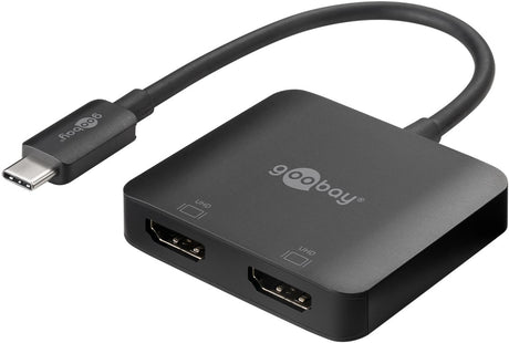 Goobay USB-C™ - 2x HDMI™, adapteris