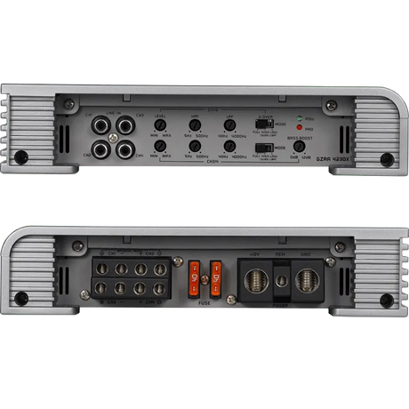 4 kanalų AB klasės garso stiprintuvas Ground Zero GZRA 4230X, 1100W