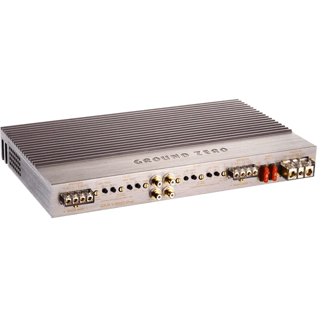 4 kanalų AB klasės garso stiprintuvas Ground Zero GZUA 4.150SQ-PLUS, 920W
