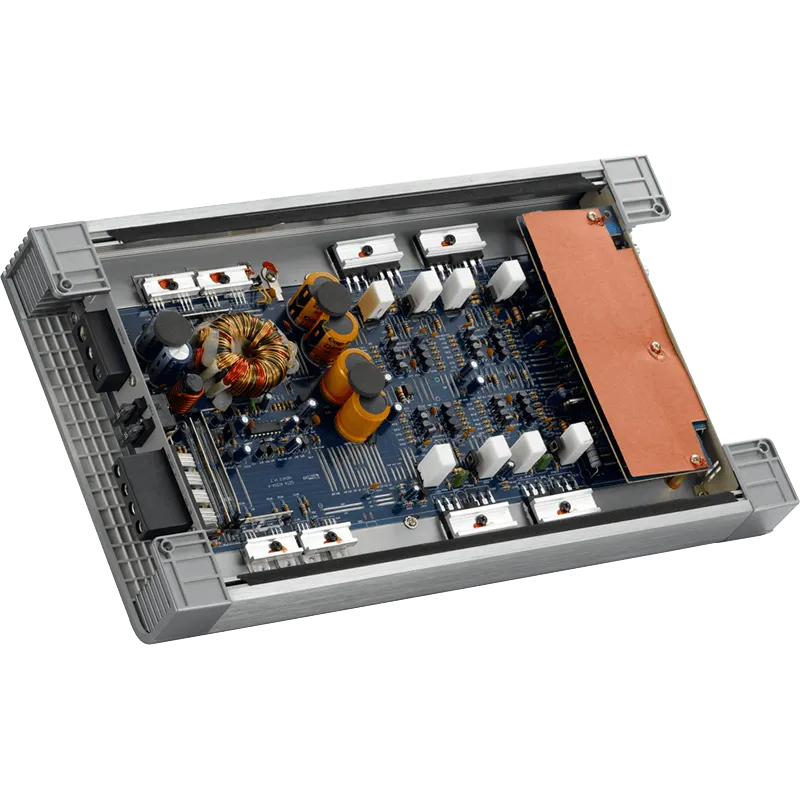 4 kanalų AB klasės garso stiprintuvas Ground Zero Titanium GZTA 4125X-II, 640W
