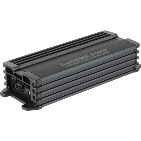 4 kanalų D klasės kompaktiškas garso stiprintuvas Ground Zero GZRA Micro Four, 500W