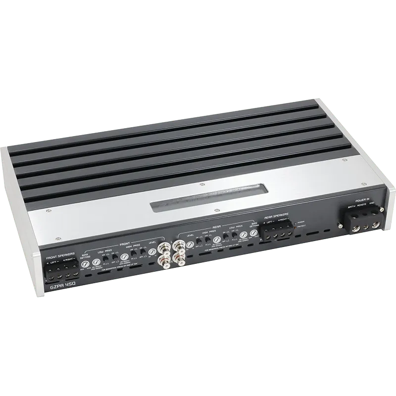 4 kanalų aukščiausios klasės High-End garso stiprintuvas Ground Zero GZPA 4SQ, 1400W