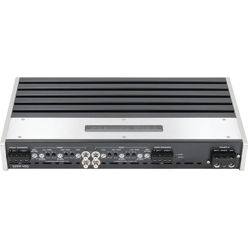 4 kanalų aukščiausios klasės High-End garso stiprintuvas Ground Zero GZPA 4SQ, 1400W