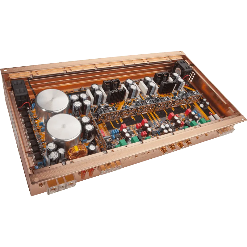 4 kanalų aukščiausios klasės High-End garso stiprintuvas Ground Zero Plutonium GZPA Reference 4XS, 1000W