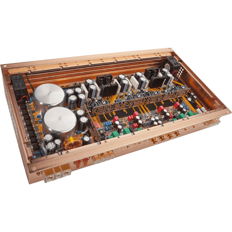 4 kanalų aukščiausios klasės High-End garso stiprintuvas Ground Zero Plutonium GZPA Reference 4XS, 1000W