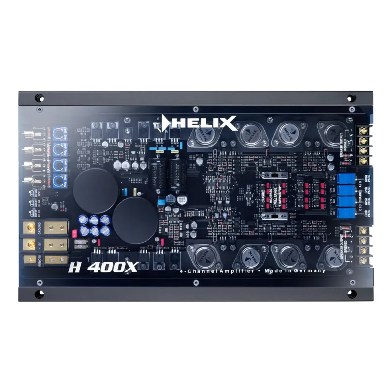 4 kanalų garso stiprintuvas Helix H 400X