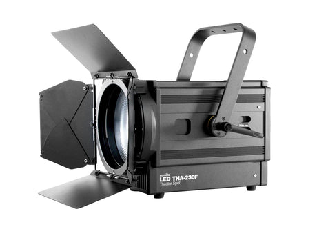 EUROLITE LED THA-230F Theater-Spot - Atidarytos sklendės, metalinis rankenėlės mechanizmas