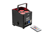 EUROLITE Set 4x AKKU UP-4 QCL Spot QuickDMX MK2 + Plastikinis dėklas