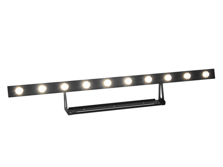 EUROLITE Komplektas 2x LED STP-10 Sunbar 3200K 10x5W Šviesos Juosta + Krepšys - Juoda šviesos juosta su dešimt lempučių