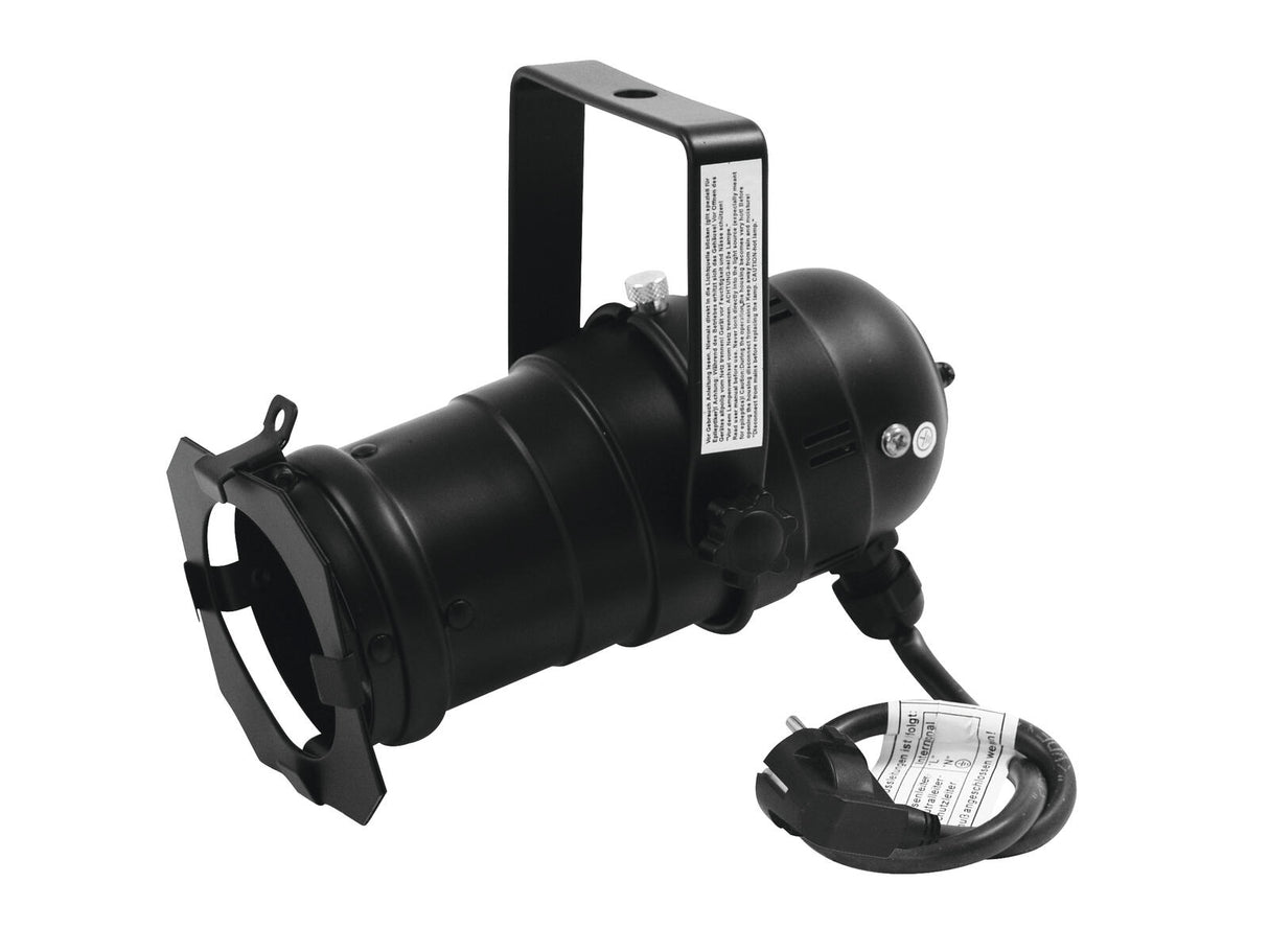 EUROLITE komplektas 4x PAR-20 Spot juodas dim2warm + EDX-4 DMX RDM LED reguliatorius