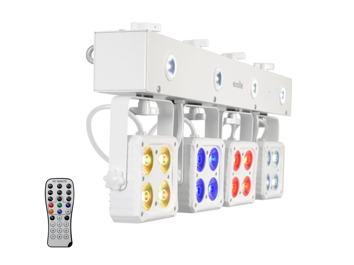 EUROLITE komplektas LED KLS-180 baltas + LED B-40 baltas + USB QuickDMX + Easy Show