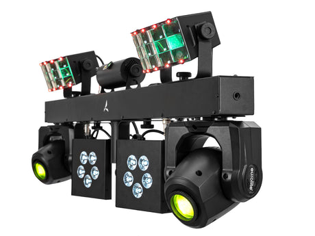 EUROLITE LED KLS MOVE FX Compact Light Set AIR - Kampu matomi jungtys, logotipas, LED moduliai