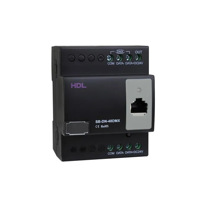 48 adresų DMX signalo valdiklis HDL-SB-DN-48DMX