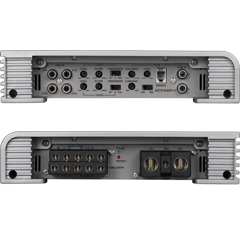5 kanalų AB klasės garso stiprintuvas Ground Zero Titanium GZTA 5120X-II, 540W