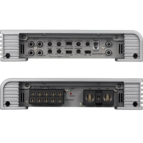 5 kanalų AB klasės garso stiprintuvas Ground Zero Titanium GZTA 5120X-II, 540W