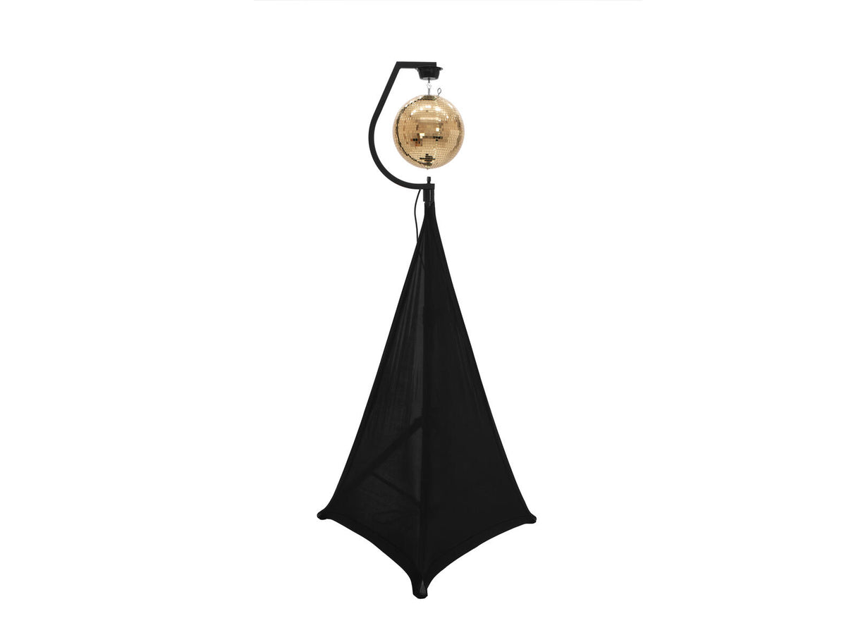 EUROLITE Stand Mount with Motor for Mirror Balls up to 50cm bk + Quick Link