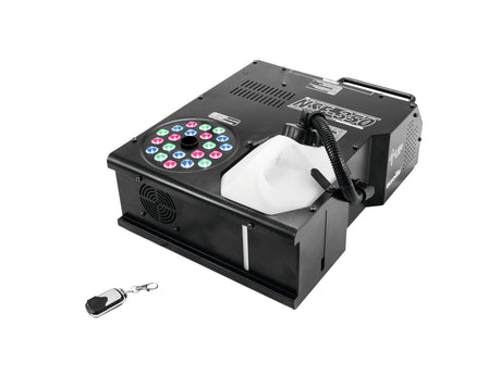 EUROLITE NSF-350 LED Hybrid Spray Fogger - Spalvoti LED, nuotolinio valdymo pultelis, ventiliatorius
