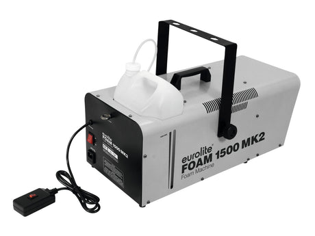 EUROLITE Foam 1500 MK2 Dūmų mašina - Nuimamas skysčio bakelis, atjungiamas pultelis