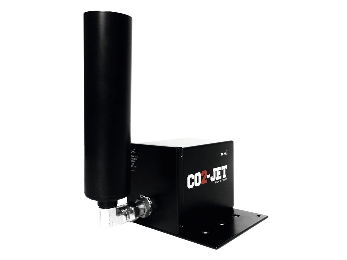 TCM FX CO2 Jet - Juodas metalinis korpusas su ventiliatoriumi ir jungtimis