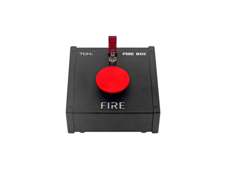 TCM FX Fire Box - Didelis raudonas mygtukas, permatomas jungiklis viršuje
