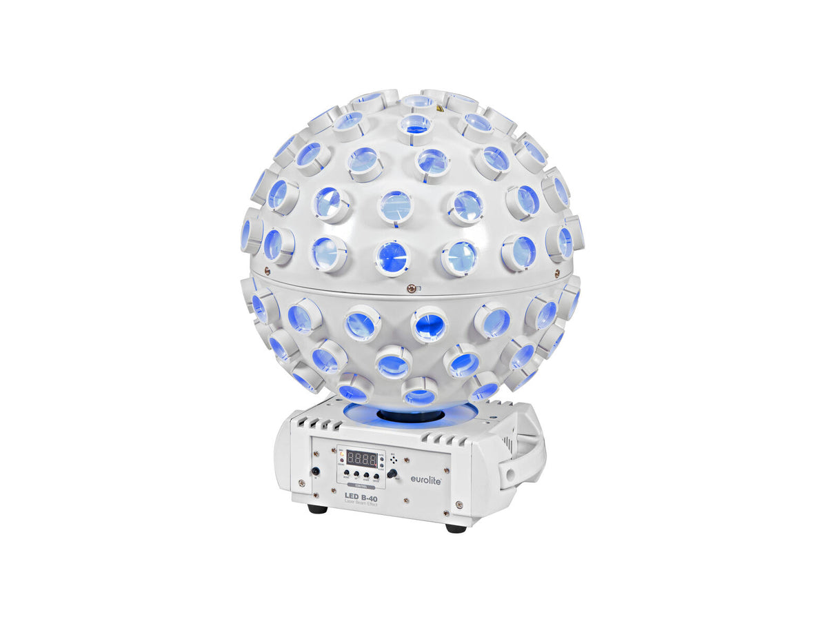 EUROLITE komplektas LED KLS-180 baltas + LED B-40 baltas + USB QuickDMX + Easy Show