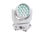 EUROLITE Komplektas 2x LED TMH-X4 Judantis Galvos Plačios Spinduliuotės Zoom balta + EU Krepšys su ratais