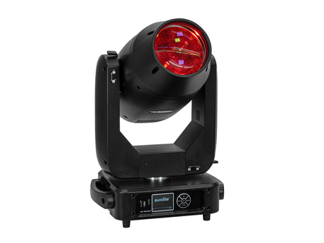 EUROLITE Set 2x LED TMH-S400 CMY + Case with wheels - Raudonas šviesos efektas, valdymo ekranas, logotipas