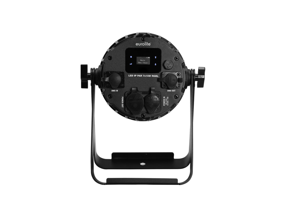 EUROLITE LED IP PAR 7x15W RGBL prožektorius
