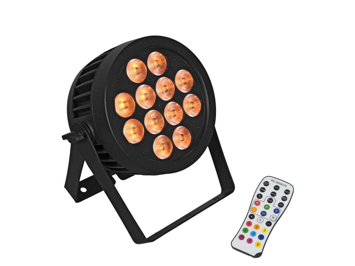 EUROLITE Set 8x LED IP PAR 12x9W SCL Spot + Case with wheels