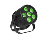 EUROLITE komplektas 16x LED Silent Par 6 QCL grindinis juodas + dėžė