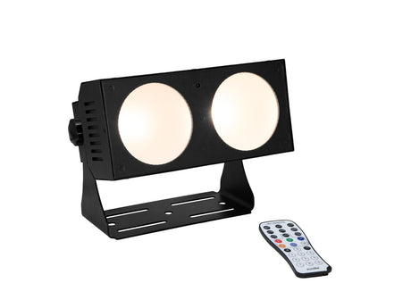 EUROLITE Komplektas 4x LED CBB-2 COB WW Bar + Krepšys - Nuotolinio valdymo pultelis ir stovas