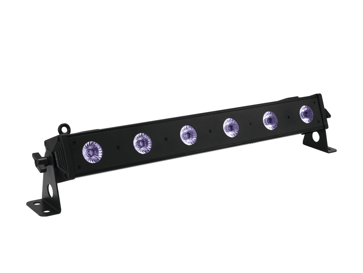 EUROLITE komplektas 4x LED BAR-6 QCL RGBW + 2x minkštas krepšys + valdiklis