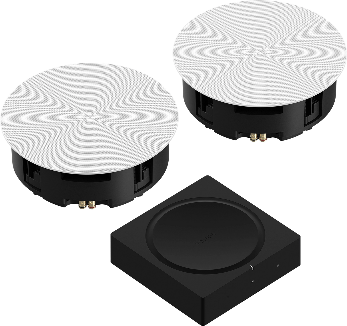 Sonos į sieną montuotas rinkinys In-Ceiling Set Amp + In-Ceiling Speakers