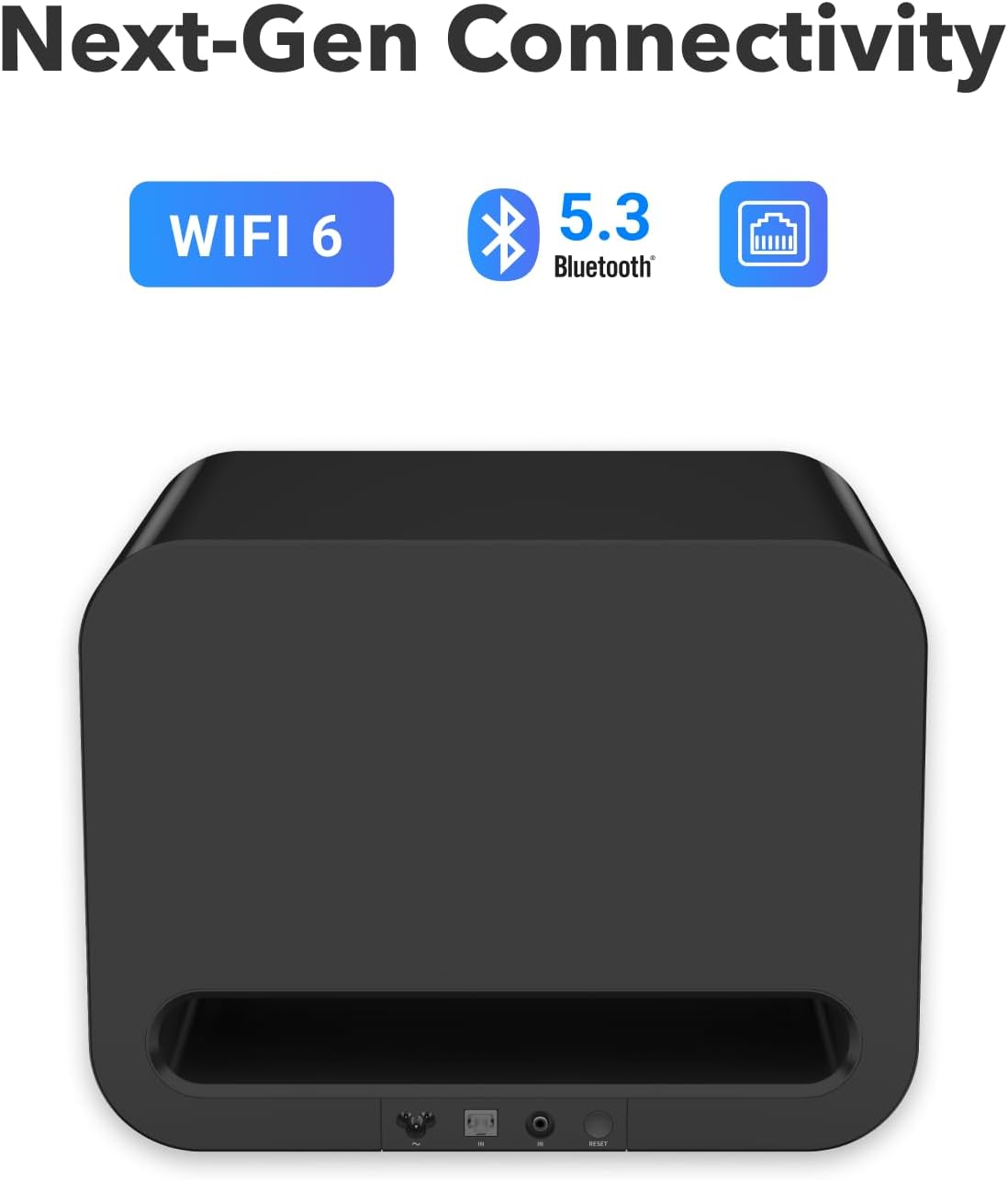 WiiM Sub Pro, žemų dažnių kolonėlė, 250 W