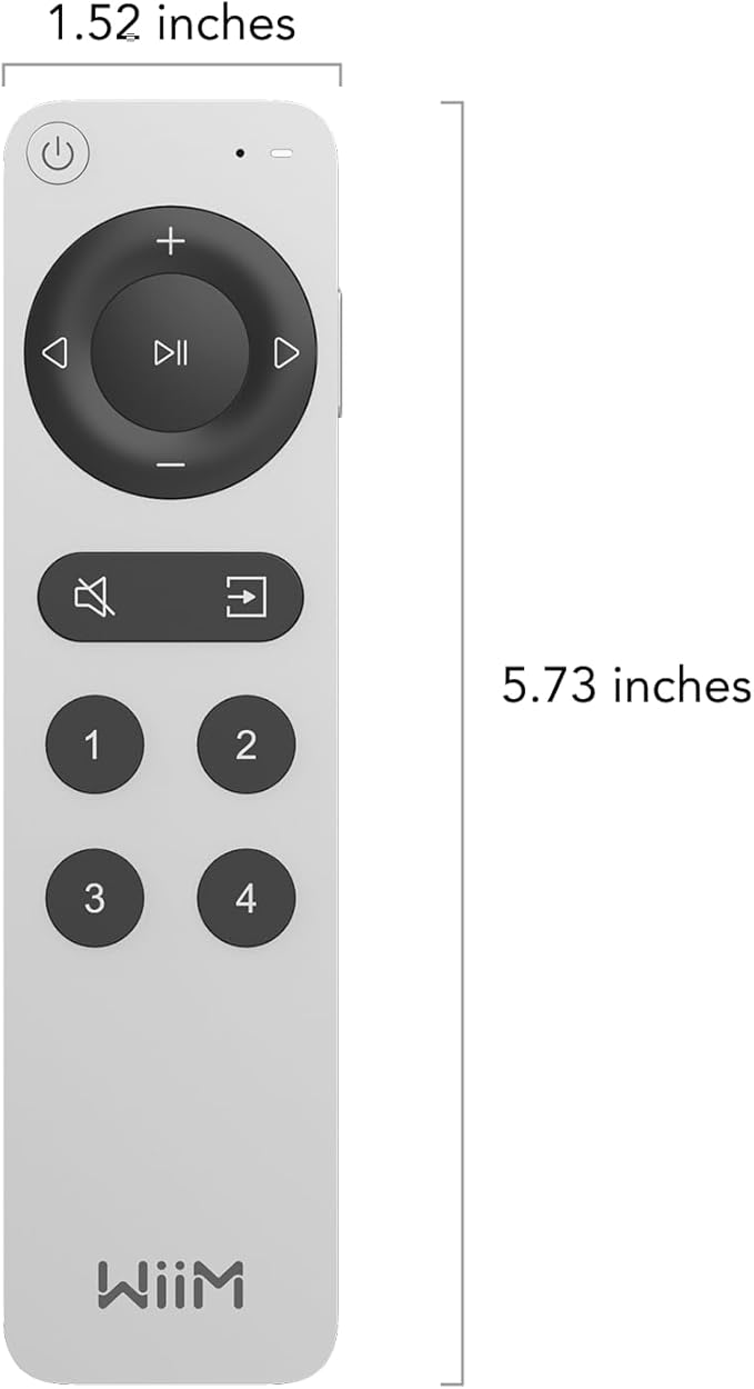 WiiM Voice Remote 2, nuotolinio valdymo pultas