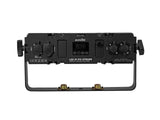 EUROLITE LED IP PIX Strobe RGB CW+WW 5pin MK2 - Jungtys, ekranas ir mygtukai matomi gale