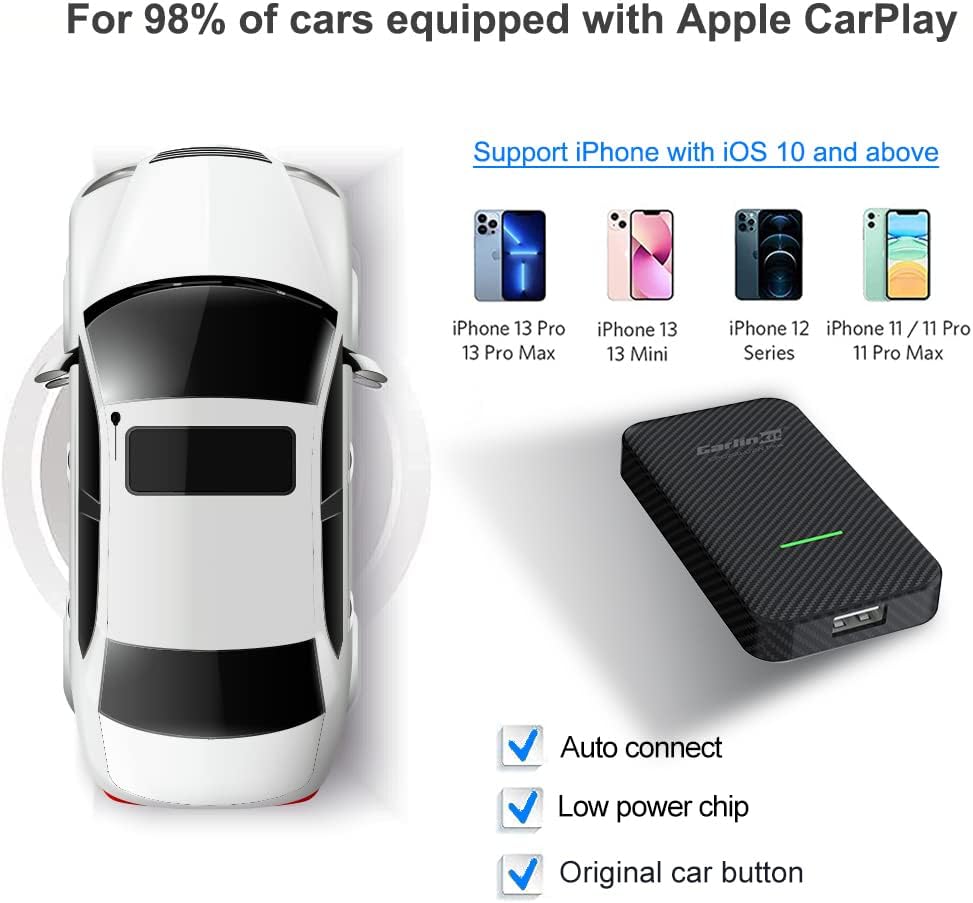 Carlinkit 3.0 2023, belaidis CarPlay adapteris