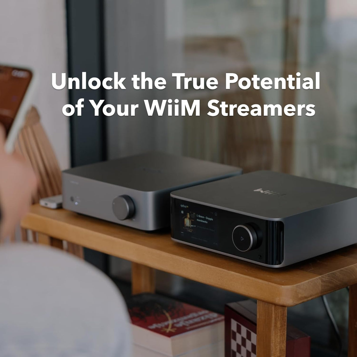 WiiM Vibelink Amp, stereo stiprintuvas su PFFB 
