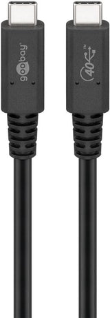 Goobay USB-C™ Cable USB4™ Generation 3x2, (0.8 m.) signalinis USB-C kabelis