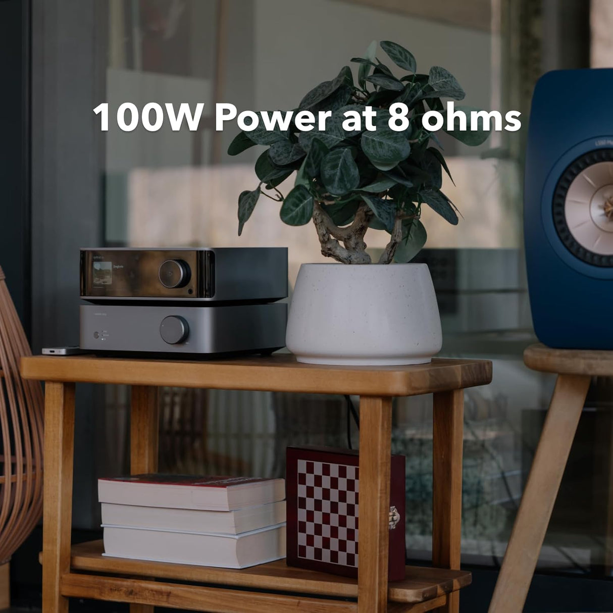 WiiM Vibelink Amp, stereo stiprintuvas su PFFB 