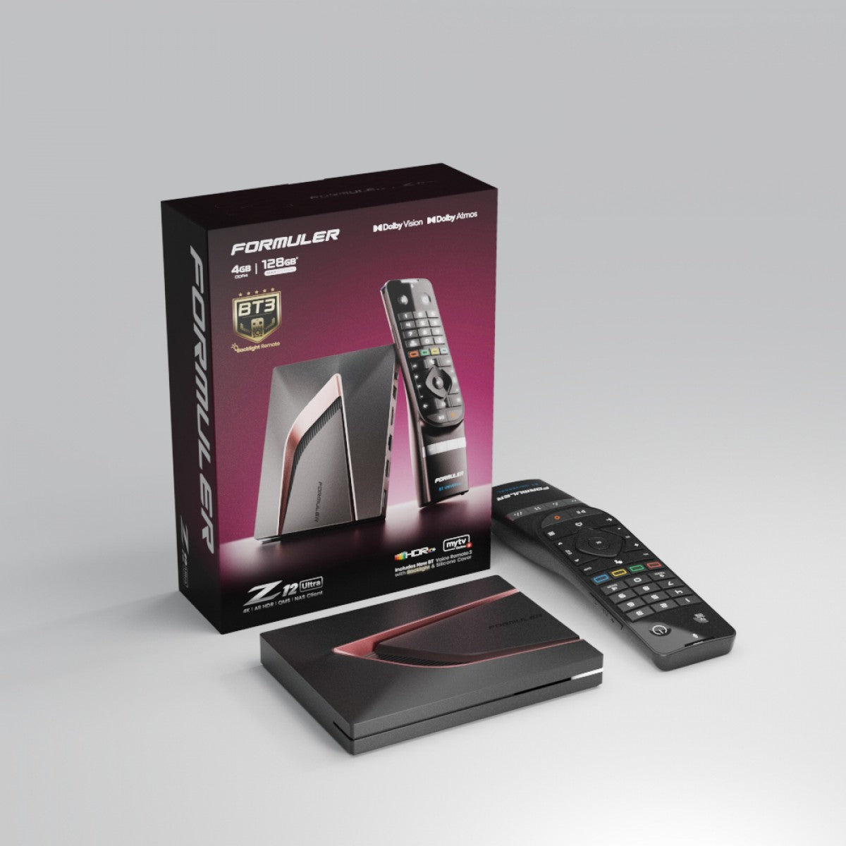 Formuler Z12 ULTRA, 4K BT Android TV priedėlis