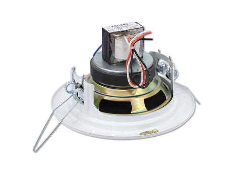 OMNITRONIC CS-4W Ceiling Speaker white - Garsiakalbis su transformatoriumi ir tvirtinimais