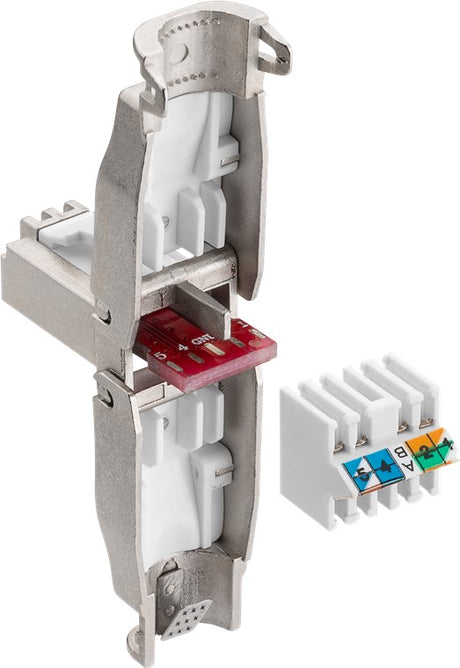 Goobay Tool-free RJ45 Network Plug CAT 6A STP, RJ45 tinklo kabelis